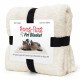 Snug Rug Sherpa Throw Pet Blanket - Cream - Medium