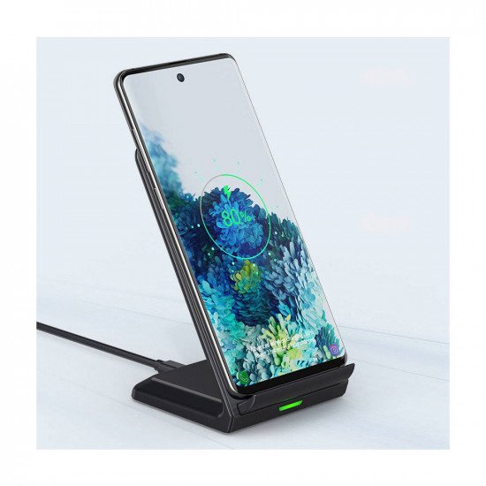 Choetech 10W Qi Wireless Charger Stand - Black & White - Set of 2