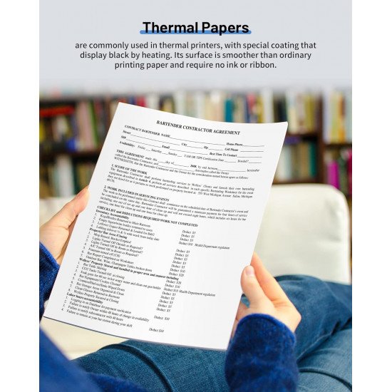 Phomemo A4 Thermal Inkless Paper - 100 Sheets