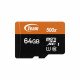 Team Group 64GB Micro SDHC/SDXC UHS-I Card 100MB/s + SD Adapter