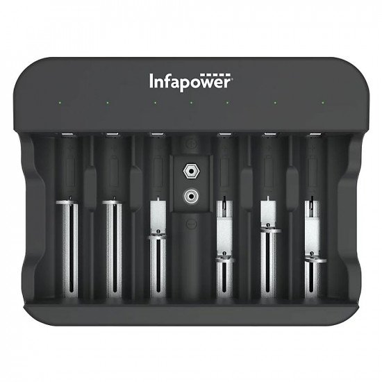 Infapower Intelligent Universal Battery Charger AAA, AA, C, D, 9V