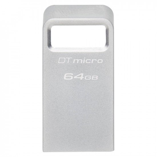 Kingston DataTraveler Micro Metal USB 3.2 Memory Flash Drive - 64GB