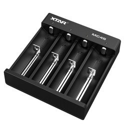 XTAR MC4S USB 4 Slot Battery Charger for Li-Ion 18650 26500 Cylindrical Batteries