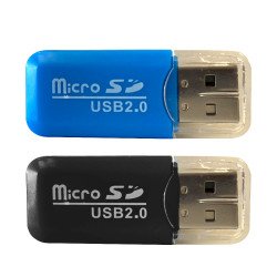 EvoDX USB Micro SD Memory Card Reader - Twin Pack