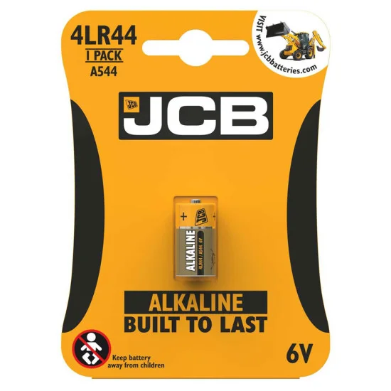 JCB Alkaline Battery 4LR44 / A544 6V 1 Pack - S8784