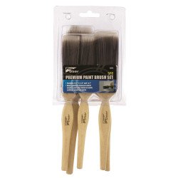 Pro User Premium Paint Brush Set - 5 Pack