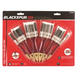 Blackspur Paint Brush Set - 10 Pack