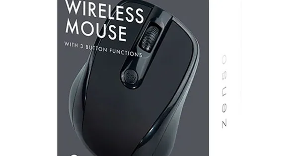 Zenso Wireless Mouse - Black - ELE12590OB