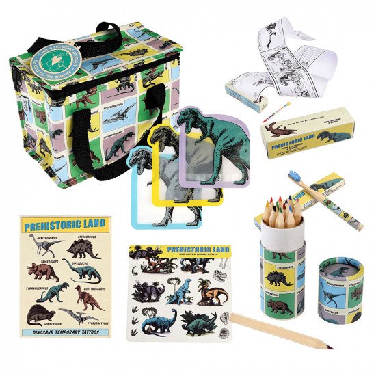 Rex London Prehistoric Land Children's Party Gift Bag Set - Includes 7 Items from the Prehistoric Land Range
