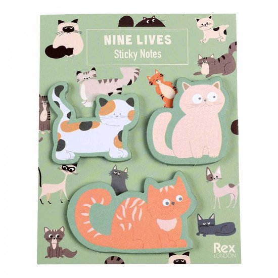 Rex London Nine Lives Children's Party Gift Bag Set - Includes 4 Items from the Nine Lives Cats Range