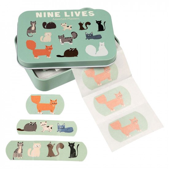 Rex London Nine Lives Children's Party Gift Bag Set - Includes 9 Items from the Nine Lives Cats Range