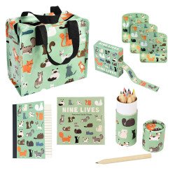 Rex London Nine Lives Gift Bag - Includes 6 Items from the Nine Lives Range