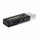 Integral USB 3.0 Dual Slot Card Reader, SD/microSD, Black