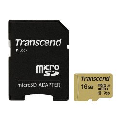 Transcend Micro SDXC/SDHC Memory Card UHS-1 U3 V30 - 16GB