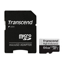 Transcend Micro SDXC/SDHC Memory Card 350V UHS-1 Class 10 - 64GB