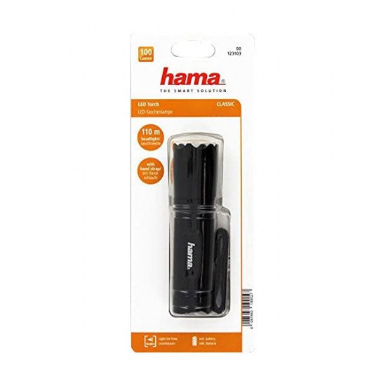 Hama Classic LED Torch C-118-Black