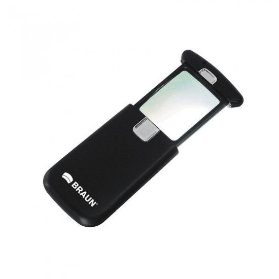Braun Photo Technik ULTRALIT LED Pocket Magnifier 3x