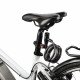 Hama Bicycle Spiral Cable Bike Lock 120 cm - Black