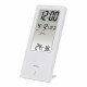 Hama TH-140 Clock Thermometer/Hygrometer With Weather Indicator - White