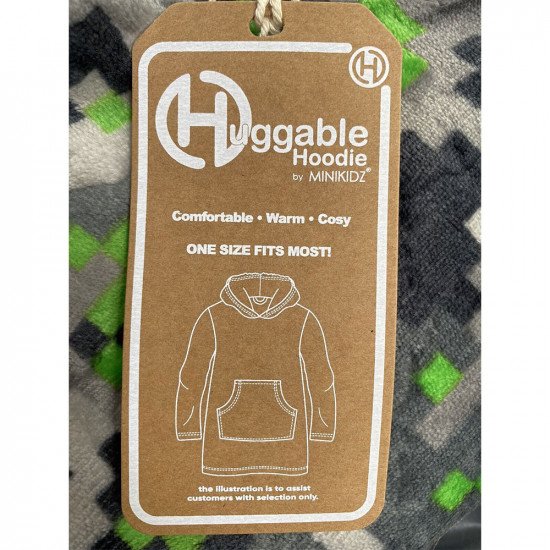 Huggable Hoodie Children's Super soft Oversize Pixel Camo Lounge Hoodie - One Size