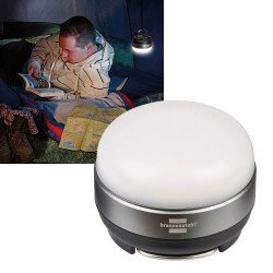 Brennenstuhl OLI 0200 LED Outdoor Light, Camping Lamp - Silver/Black