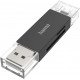 Hama USB Card Reader OTG USB-A + USB-C USB 3.2 SD/microSD
