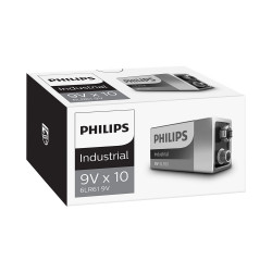 Philips 9V Batteries Industrial - 10 Carton Box