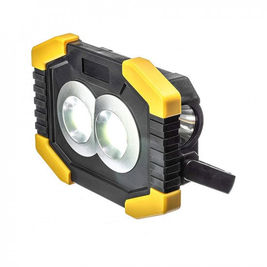 Kingavon 2W COB Work Light with Built-In 1W LED Flash Light - Twin Pack