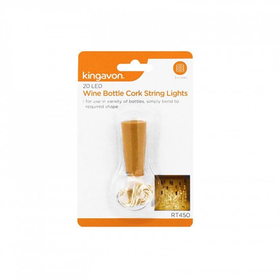 Kingavon Led Cork String For Bottles Warm White x1 Pack