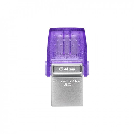 Kingston DataTraveler MicroDuo 3C USB 3.2 Memory Flash Drive 64GB