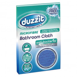 Duzzit Microfibre Bathroom Cloth with Antibacterial Technology - Navy