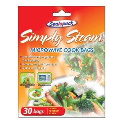 Sealapack Simply Steam Microwave Cook Bags x 30
