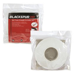 Blackspur Self Adhesive Foam Draught Excluder x2 - White