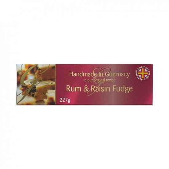 Guernsey Cream Fudge - Rum & Raisin Flavour (227g)