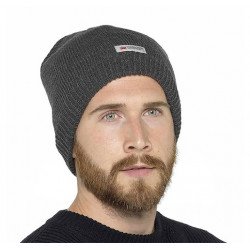 3M Thinsulate Superwarm Windproof and Waterproof Beanie Hat - Grey L/XL