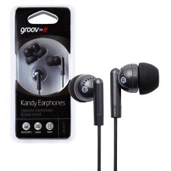 Groov-e Kandy Wired Earphones - Black