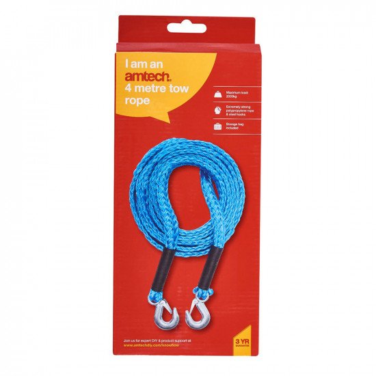 Amtech 4m 2000kg/ Tow Rope