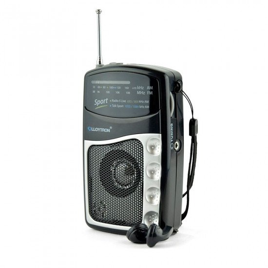 Lloytron 'Entertainer' Portable Personal Sports Radio with Earphones