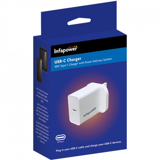 Infapower 18W Type C Power Delivery Charger Plug