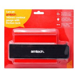 Amtech 140mm (5 Inch) Contour Gauge Profile Measuring Tool with Friction Lock