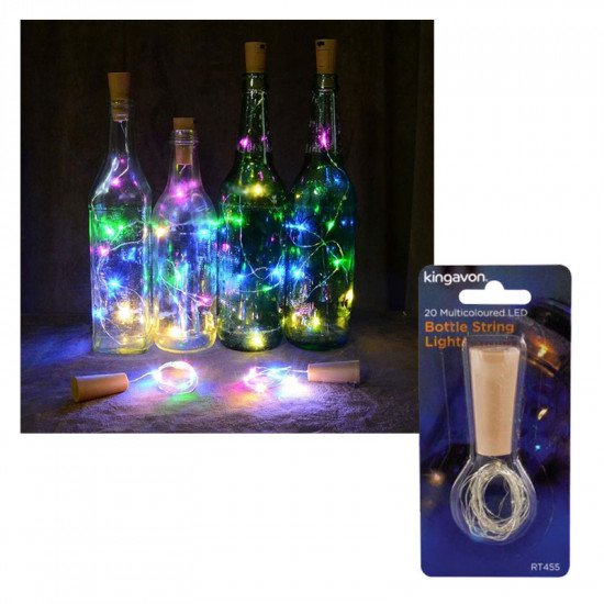 Kingavon Led Cork String For Bottles Multicoloured x1 Pack