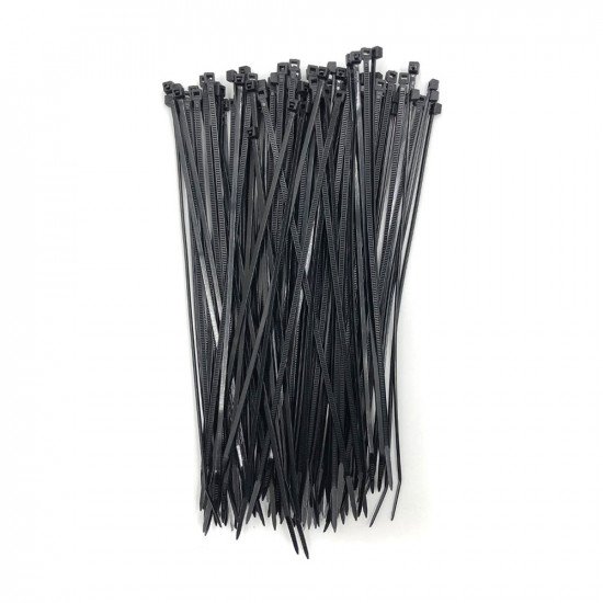 Amtech Cable Zip Ties (200 x 2.5 mm) Black - 100pcs