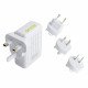 Korjo 4 Port Mains to USB Travel Charger/Adapter - White
