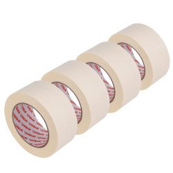 Amtech Beige Masking Tape  - 4 Rolls (50m x 48mm)