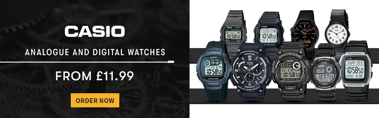 Casio Analogue and Digital Watches - From £11.99