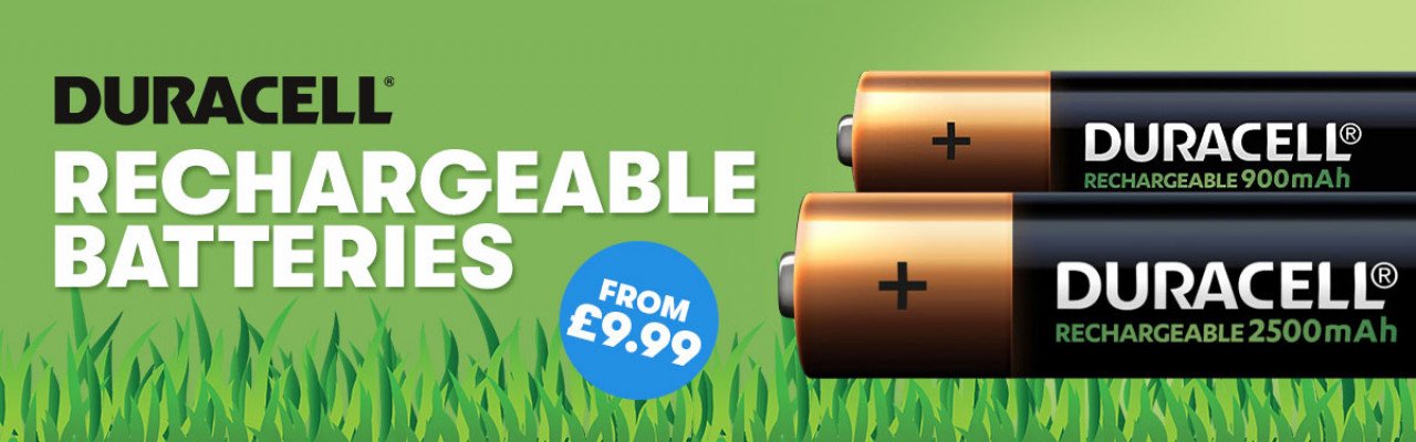 Duracell Rechargeable Batteries - From £9.99