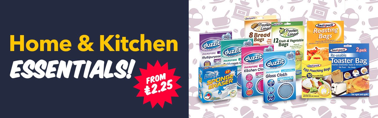 Home And Kitchen Essentials - From Only £2.25