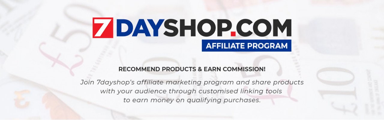 7dayshop Affiliate Program - recommend products and earn commission