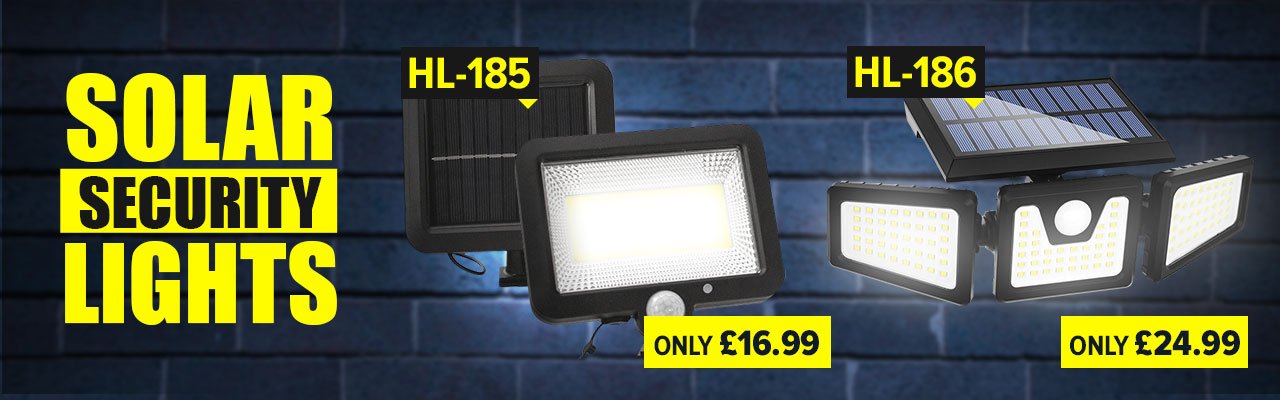 Kingavon Solar Security Lights - From Only £16.99