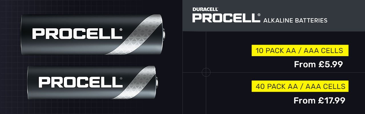 The Professionals Choice - Duracell Pro Cell AA & AAA Batteries - From £5.99
